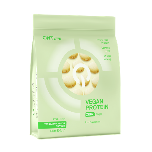 [PUR0025] VEGAN PROTEIN POWDER - Vanilla Macaroon - 500 g