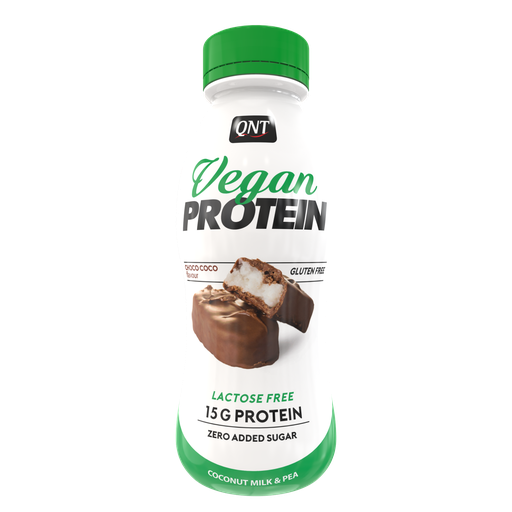 [PUR0050] VEGAN PROTEIN SHAKE (15 g protein & ZERO added sugar) - Lactose free - Choco-coco - 310 ml