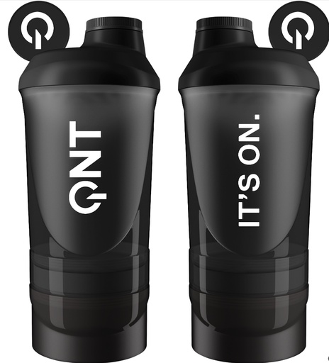 [AC00387] QNT Plastic Shaker 950 ml - Black