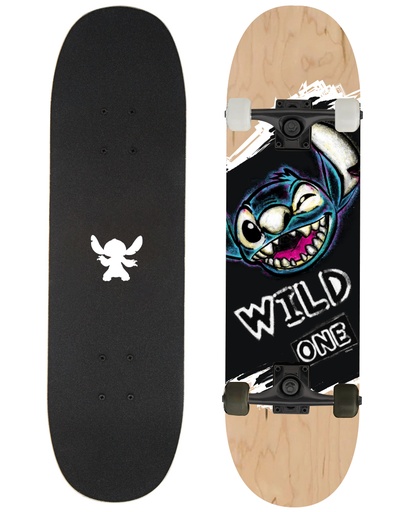 [59199] WOODEN SKATEBOARD 31'' x 8'' /70 x 20cm Stich