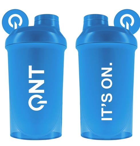 [AC00384] QNT Plastic Shaker 500 ml - Blue