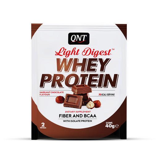 [1-PUR003X] LIGHT DIGEST WHEY PROTEIN BOX - Hazelnut chocolate-1 x 40g