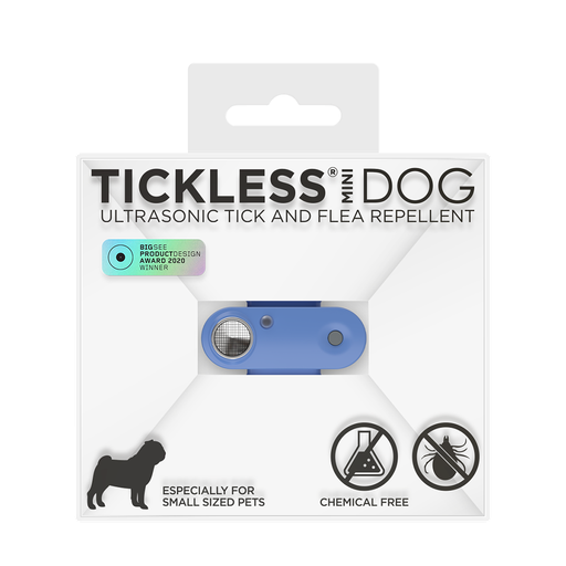 [DOG23GB] TICKLESS MINI DOG - Greek Blue