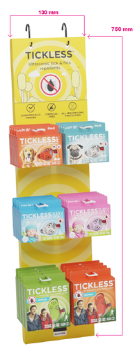 Tickless Hanging Display